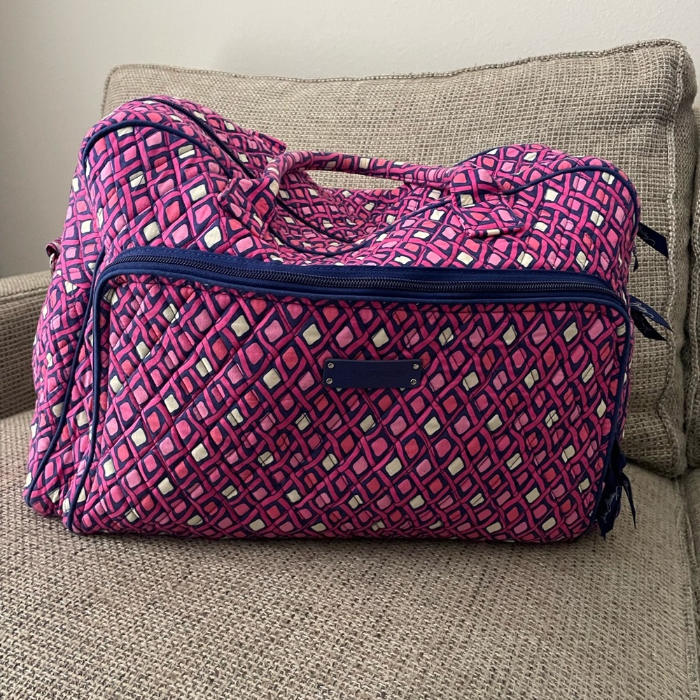 Stylish Pink Geometric Women's Bag